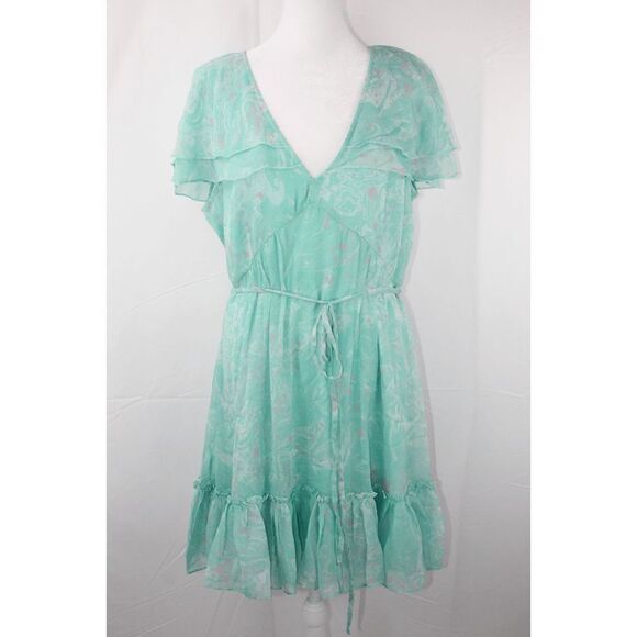 French Connection Endra Crinkle Mini Dress - Picture 1 of 12